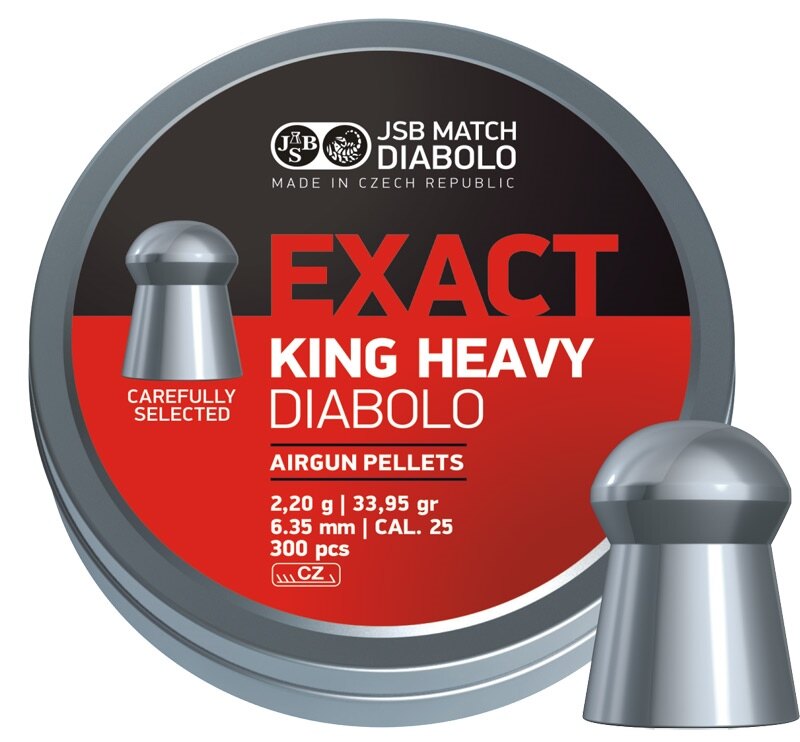 Точни чашки King Heavy 6.35 mm JSB® / 150 бр