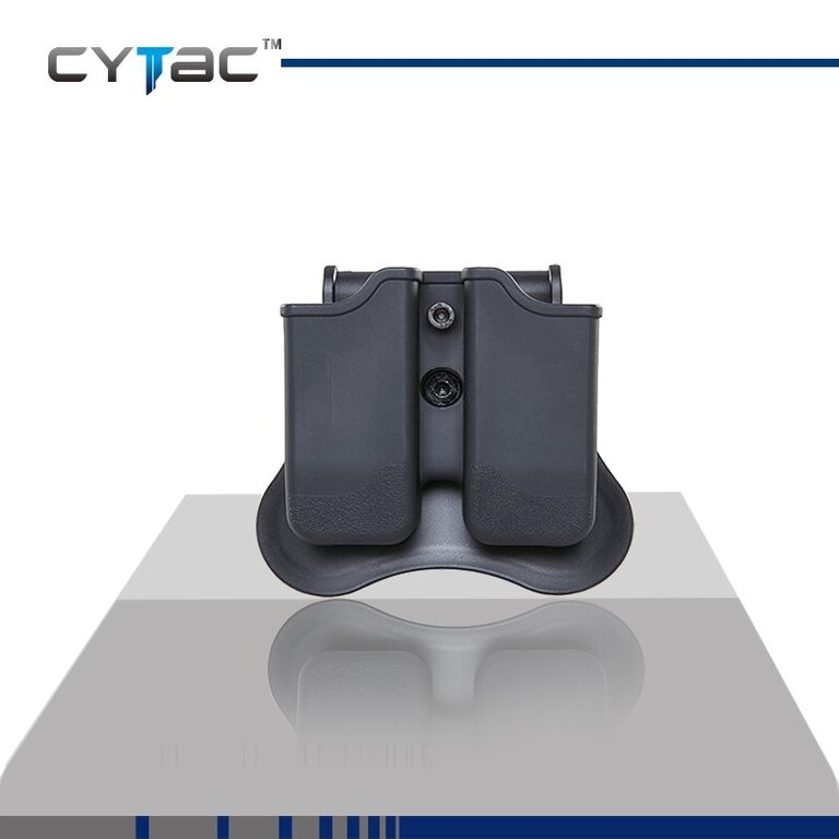 Универсален калъф за двоен пълнител Cytac® - черен