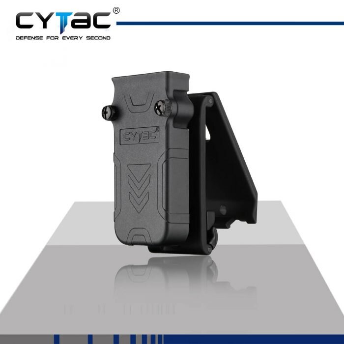 Универсален калъф за пълнител с клипс за колан Cytac® 9 мм, .40 и .45 - черен