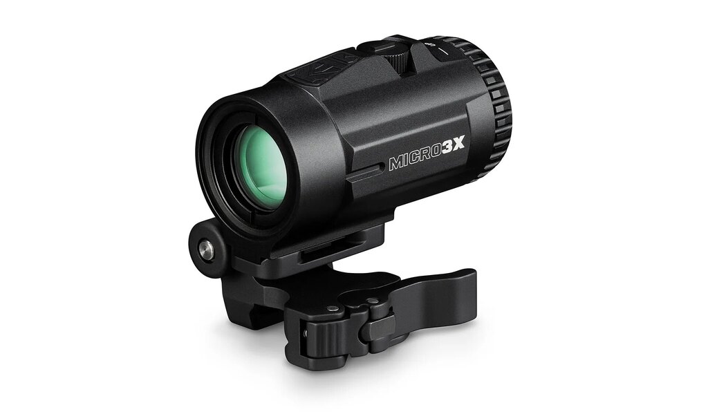 Увеличителен модул Micro 3x Magnifier пред колиматора Vortex®