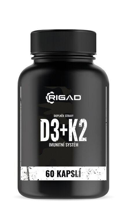 Витамин D3 + K2 + MCT масло Rigad®