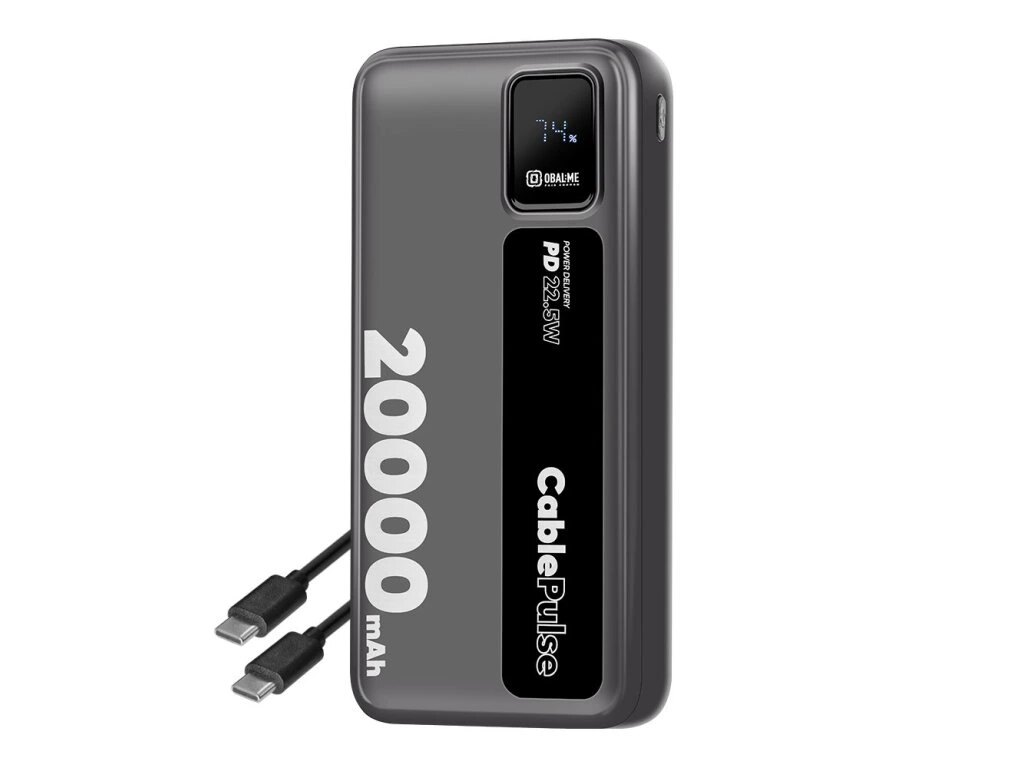 Външна батерия CablePulse OBAL:ME® / 20000 mAh