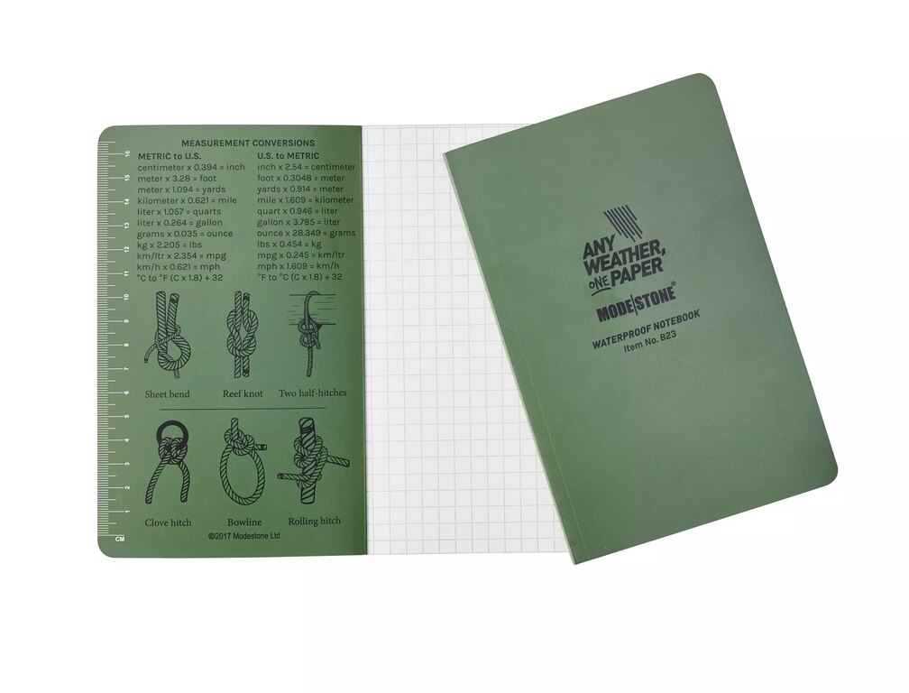 Водоустойчив бележник Flexible Field Book 118 mm x 183 mm Modestone®