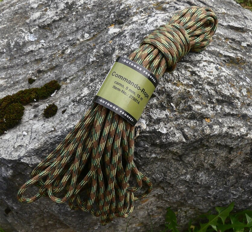 Въже Commando MFH® 15 m, диаметър 5 mm