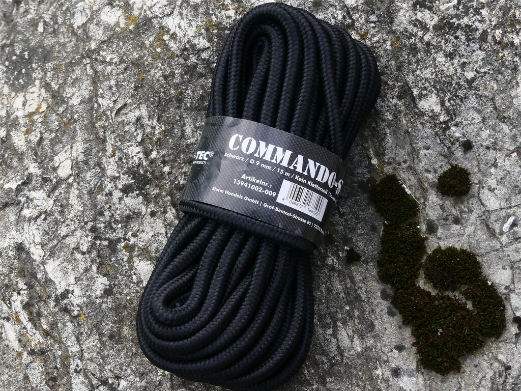 Въже Commando Mil-Tec® - 15 m × 9 mm