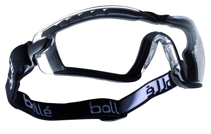 Защитни очила BOLLÉ® COBRA с лента, прозрачни лещи
